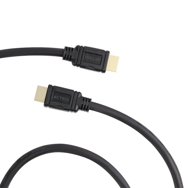 Imagen 1 del producto “Cable HDMI a HDMI 3m Linx Plus CH230 Essential Series 4K - Largo del cable 3metros. Color: Negro. AC-934794 ”