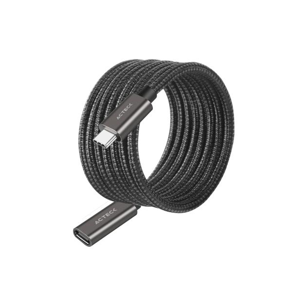 Imagen 1 del producto “able Extensión  Linx Plus CE414 Acteck Advance Series Cable Extensión USB C a USB C 3.1 - Largo 60cm, Macho a Hembra ”