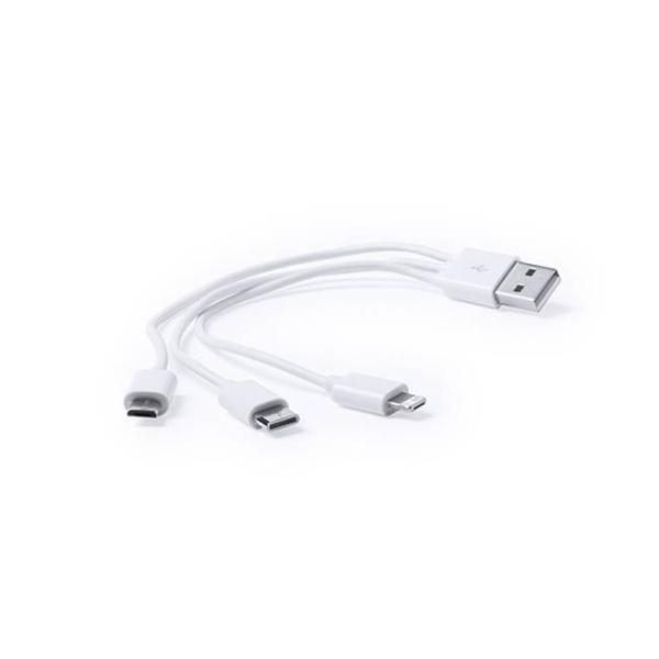 Imagen 1 del producto “Cable 3 en 1 . 1 metro de largo . Con entrada USB A - USB C y MICRO USB DB-G-3.1 ”