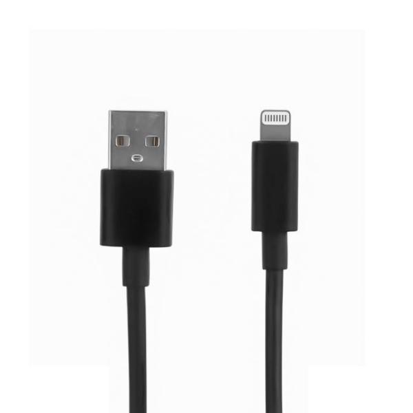 Imagen 1 del producto “Cable USB A a LIGHTNING - color negro. 1 metro de largo. Alta resistencia de materiales y carga rápida DB-G-USBLN ”