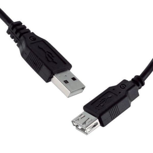 Imagen 1 del producto “GETTTECH CABLE EXTENSION USB - MACHO A HEMBRA, 1.5 MTS, REVESTIMIENTO PVC, MOD. JL-3520 ”