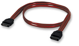 Imagen 1 del producto “340700 Cable de datos SATA - 7 pines macho a macho, 50 cm, Rojo ”