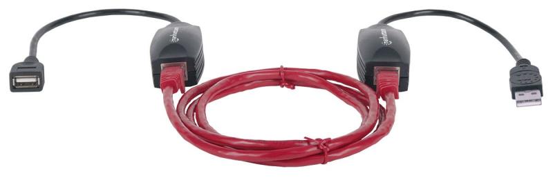 Imagen 1 del producto “179300 Extension USB hasta 60mts por cable UTP; Bus que proporciona alimentación - no requiere alimentación externa. - ”