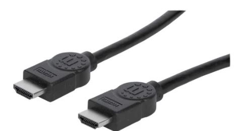 Imagen 1 del producto “323215 Cable HDMI 4K de Alta Velocidad con Canal Ethernet - Macho a Macho, Blindado, Negro, 2 m ”