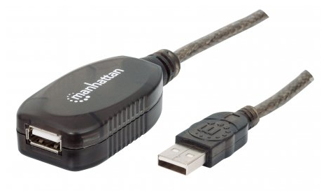 Imagen 1 del producto “151573 Cable de Extensión Activa USB de Alta Velocidad USB A Macho / USB A Hembra - 10 m; Repetidor integrado V2.0 ”