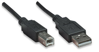 Imagen 1 del producto “337779 Cable para Impresora  USB B Macho a USB-A Macho V2.0 - 480 Mbps, 5 m, Negro ”