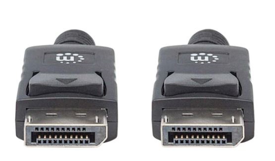 Imagen 1 del producto “307116 Cable DisplayPort Macho a DisplayPort Macho - Blindado, Negro, 2 m; resolución de hasta 4K@60Hz ”