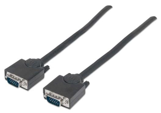 Imagen 1 del producto “312721 Cable para monitor SVGA HD 15 macho a HD 15 macho - Longitud 4.5 m, Color Negro. ”