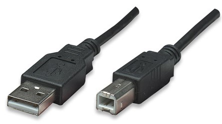 Imagen 1 del producto “Cable USB MANHATTAN 374507 - USB, 0, 5 m, Negro ”