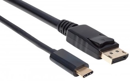 Imagen 1 del producto “152464 Cable USB-C a DisplayPort - Conecta fácilmente un dispositivo USB-C modo DP Alt a una pantalla DP, 2m Color Negro. ”