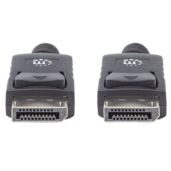 Imagen 1 del producto “306935 Cable DisplayPort Macho a DisplayPort Macho - Blindado, Negro, 1 m; Resolucion 4K a 60Hz, ”