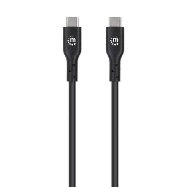 Imagen 1 del producto “Cable USB C MANHATTAN 354868 - USB C, USB C, 0, 5 m, Negro ”