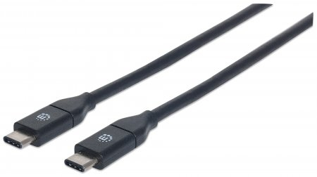 Imagen 1 del producto “354899 Cable USB-C macho a USB-C macho; USB 3.2 Gen 2 - largo 50cm, color Negro. ”