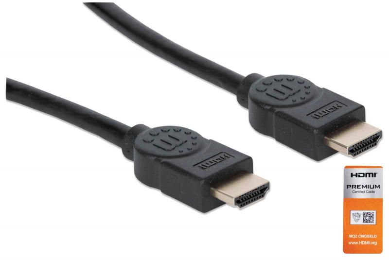 Imagen 1 del producto “355346 Cable HDMI de Alta Velocidad con Canal Ethernet - Versión Premium 1.8m; Cable Premium HDMI Certificado, video UHD 4K 60Hz, 3D y Color Intenso ”