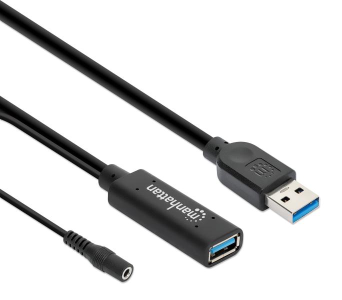 Imagen 1 del producto “153768 Cable USB V3.0 Ext. Activa 15.0M Negro - ”