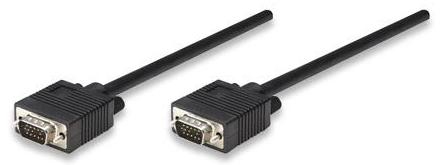 Imagen 1 del producto “371377 CABLE MONITOR SVGA 8MM HD15M-M Longitud 11.0M - Color Negro. ”