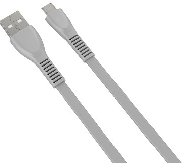 Imagen 1 del producto “Cable USB a Micro USB Naceb Technology NA-0103G - 1 m, Gris ”