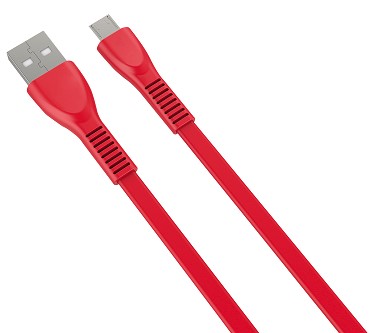 Imagen 1 del producto “Cable USB a Micro USB Naceb Technology NA-0103R - USB, Micro USB, 1 m, Rojo ”