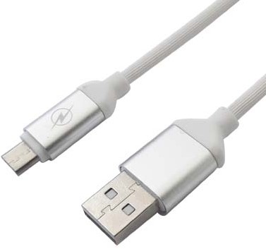 Imagen 1 del producto “Cable USB 2.0 a Micro 2.0 BROBOTIX 161208B - USB, Micro USB, Color blanco ”