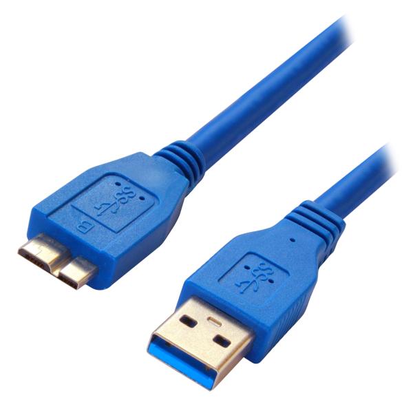 Imagen 1 del producto “Cable USB BROBOTIX 364105 - USB, Micro-USB B, Macho/Macho, Azul ”