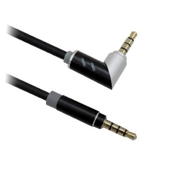 Imagen 1 del producto “CABLE STEREO M-M BROBOTIX 764656 - 1 m, Macho / Macho, Negro ”