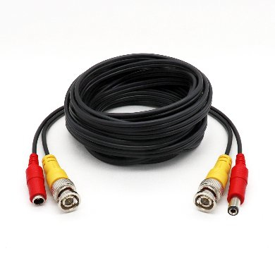 Imagen 1 del producto “CABLE COAXIAL SIAMES PARA CCTV - CATV, DE 15 MTS, INCLUYE CONECTORES DE VIDEO Y ENERGÍA  PRE-ENSAMBLADOS, NEGRO, BROBOTIX 764731 ”