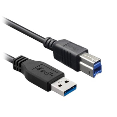 Imagen 1 del producto “Cable USB V3.0 Tipo A a Tipo B BROBOTIX 136315 - 0, 3 m, Negro ”