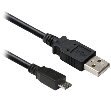 Imagen 1 del producto “CABLE USB V2.0 TIPO A - MICRO B - 0.3 METROS 6005354 BROBOTIX ”