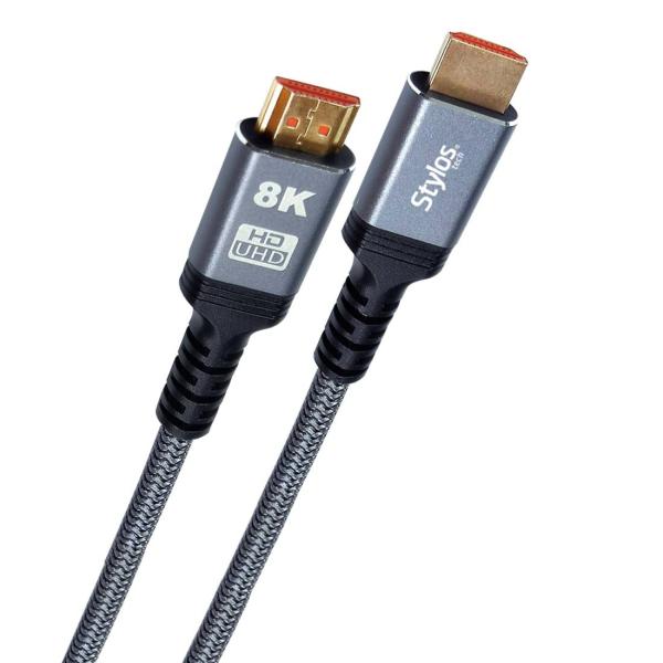 Imagen 1 del producto “Cable HDMI Stylos 8K 2m Negro - ”