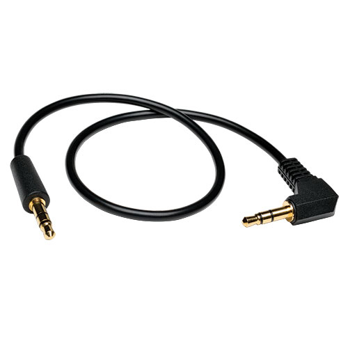 Imagen 1 del producto “Cable de audio TRIPP-LITE P312-003-RA - 0, 91 m, 3.5mm, 3.5mm, Negro ”
