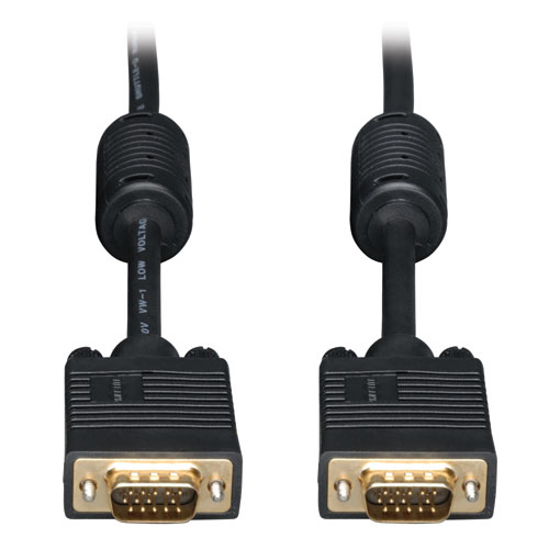 Imagen 1 del producto “Cable VGA Coaxial TRIPP-LITE P502-030 - 9, 1 m, VGA (D-Sub), VGA (D-Sub), Negro ”