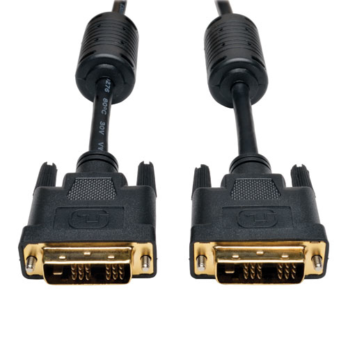 Imagen 1 del producto “Cable DVI de conexión única TRIPP-LITE P561-003 - 0, 91 m, DVI-D, DVI-D, Macho/Macho, Negro ”