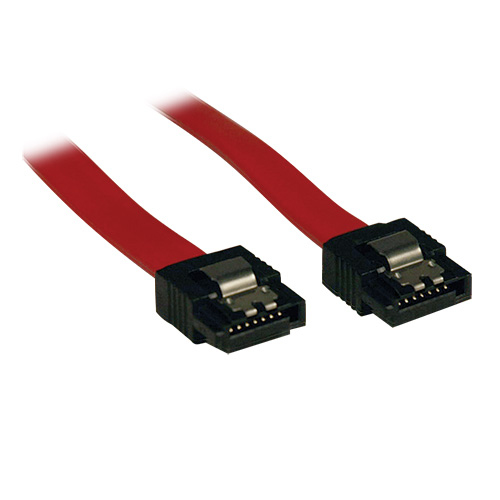 Imagen 1 del producto “Cable de Señal Serial ATA TRIPP-LITE P940-12I - 0, 3 m, Rojo, SATA 7-pin, SATA 7-pin, Macho/Macho ”