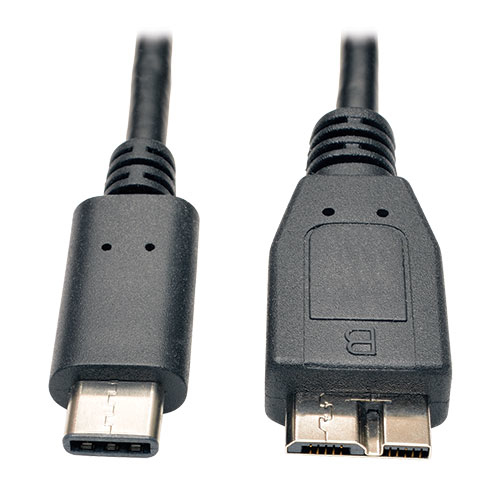 Imagen 1 del producto “Cable USB 3.1 Gen 2 TRIPP-LITE U426-003-G2 - USB C, Micro-USB B, Macho/Macho, 1, 8 m, Negro ”