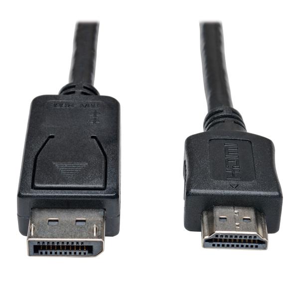 Imagen 1 del producto “Adaptador de Cable TRIPP-LITE P582-006 - Negro, HDMI, DisplayPort, Macho/Macho ”