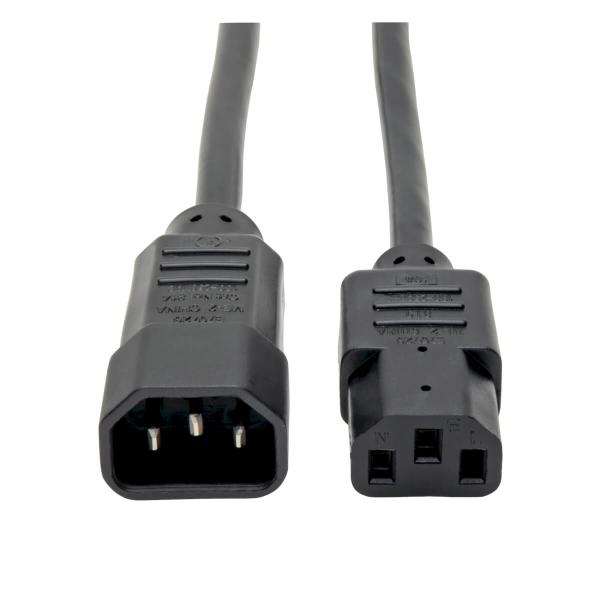 Imagen 1 del producto “Cable de Alimentación P004-006-13A para PDU - C13 a C14 - 13A, 250V, 16 AWG, 1.83 m [6 pies], Negro ”