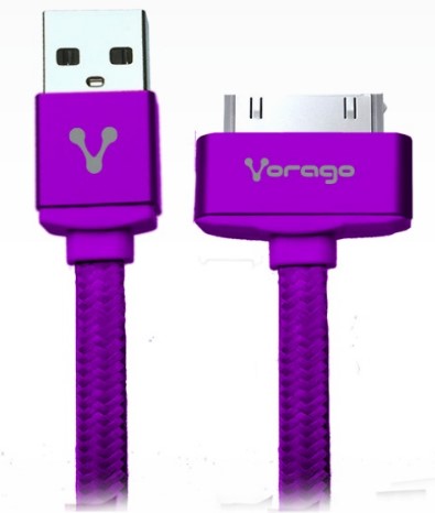 Imagen 1 del producto “Cable USB VORAGO CAB-118 - 1 m, Morado ”