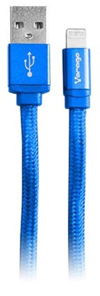 Imagen 1 del producto “Cable Lightning VORAGO CAB-119 - Azul, 1 m, Cable Lightning ”
