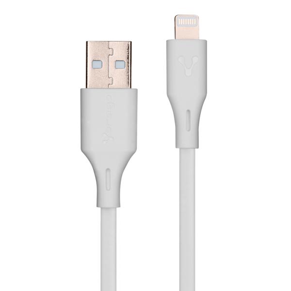 Imagen 1 del producto “Cables USB VORAGO CAB-L01W - USB A, Lightning, 1 m, Blanco ”