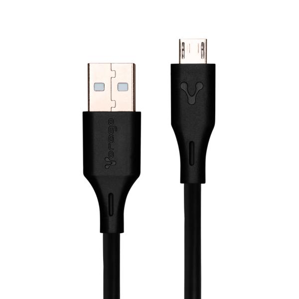 Imagen 1 del producto “CABLE USB VORAGO CAB-M01B USB-  MICRO USB 1METRO NEGRO - ”