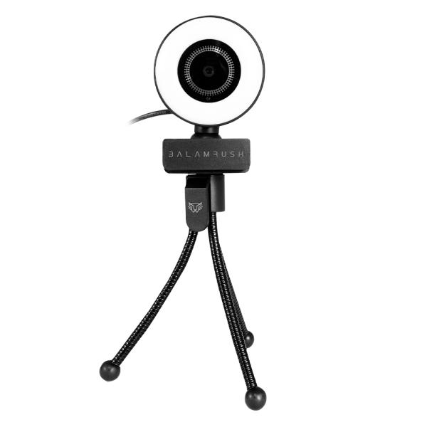 Imagen 1 del producto “Webcam CMOS BALAM RUSH OS FHD 1080P Corrección de Color Negra Stelar CW750 USB WINDOWS - MAC - ”
