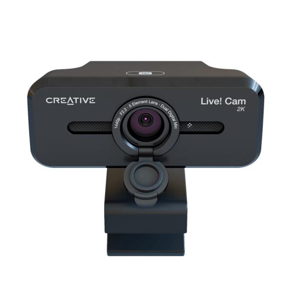 Imagen 1 del producto “Cámara Web Creative Webcam 2K QHD 4X Digital Zoom con microfono - USB - VF09000 V3 - ”