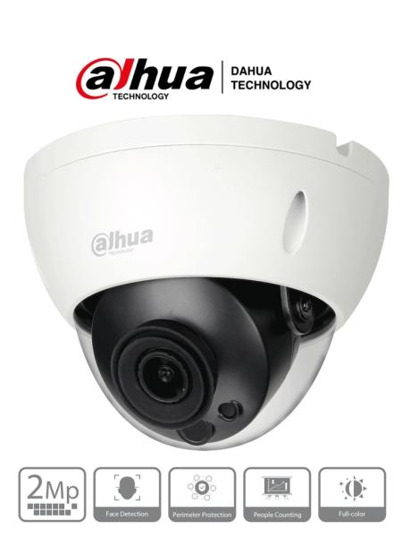 Imagen 1 del producto “DAHUA IPC-HDBW5241RN-ASE-V2 - Cámara IP Antivandálica 2 MP 2.8 mm106°/ 50 mts/Det Facial/Perimetral/ Conteo de Per/ Starlight/ ePoE/ H.265/ IP67/ IK10 - ”