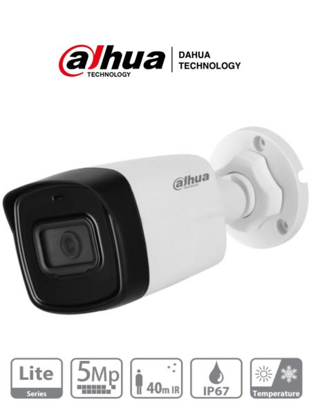 Imagen 1 del producto “DAHUA HAC-HFW1500TL-28 - Camara Bullet de 5 Megapixeles/ Lente de 2.8 mm/ 111 Grados de Apertura/ IR de 40 Mts/ IP67/ Starlight/ DWDR/ - ”