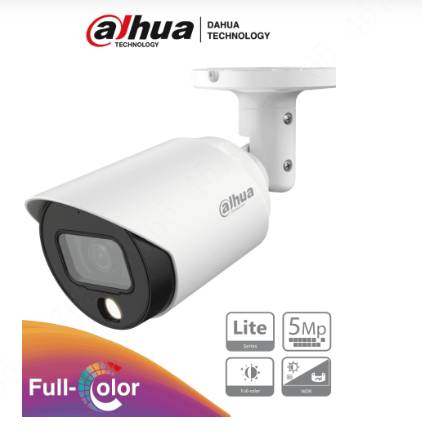 Imagen 1 del producto “DAHUA HAC-HFW1509TN-LED - Camara Bullet Full Color de 5 Megapixeles/ Lente de 2.8mm/ 112 Grados/ Leds para 20 Metros/ Metalica/ WDR de 120 dB/ IP67/ - ”