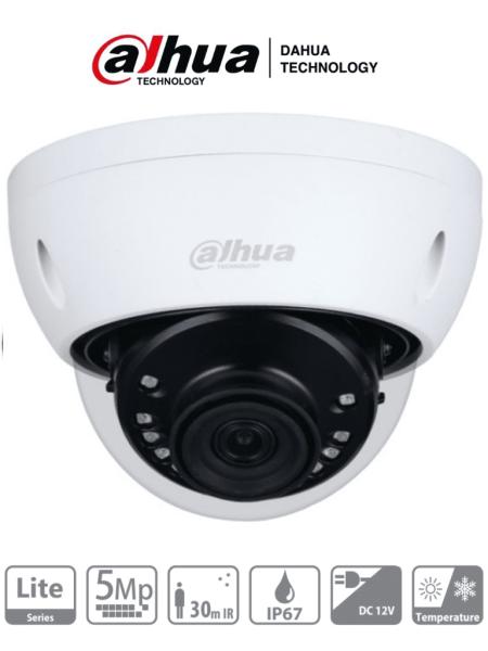 Imagen 1 del producto “DAHUA HAC-HDBW1500E-28 - Cámara Domo de 5 Megapixeles Antivandalica/ Lente de 2.8mm/ 111 Grados de Apertura/ IR de 30 Mts/ IP67/ IK10/ - ”