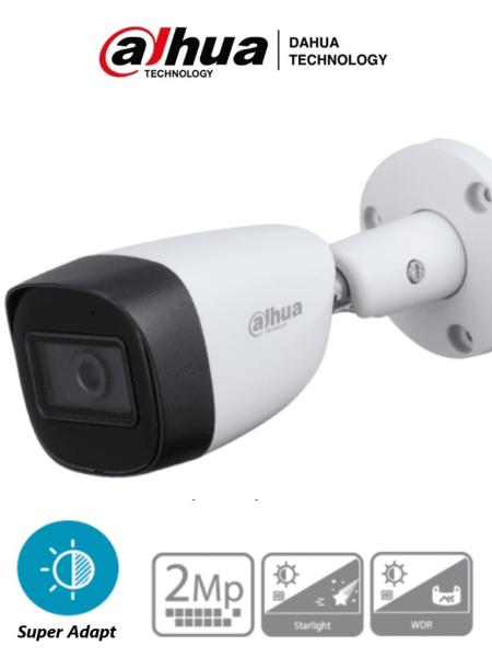 Imagen 1 del producto “DAHUA HAC-HFW1231CM-28 - Camara Bullet 1080p/ Super Adapt/ Metalica/ Lente de 2.8mm/ WDR Real de 130 dB/ 107 Grados de Apertura/ 30 Mts de IR/ IP67 - ”