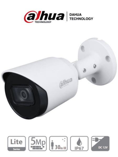 Imagen 1 del producto “DAHUA HAC-HFW1500T-28 - Camara Bullet de 5 Megapixeles/ Lente de 2.8 mm/ 111 Grados de Apertura/ Metalica/ IR de 30 Metros/ IP67 - ”