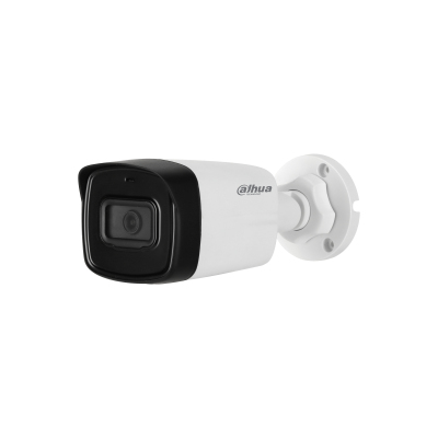 Imagen 1 del producto “DAHUA HAC-HFW1500TL-A-28 - Camara Bullet de 5 Megapixeles/ Microfono Integrado/ Lente de 2.8mm/ IR de 80 Mts/ IP67/ Starlight/ CVI/CVBS/AHD/TVI/ - ”