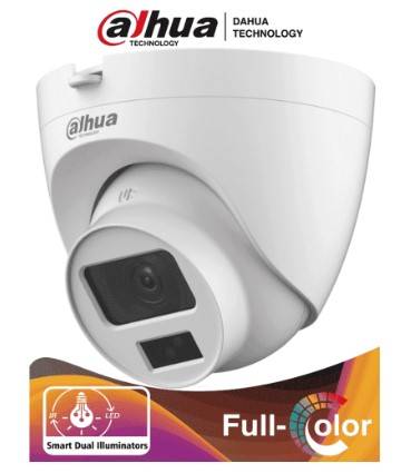 Imagen 1 del producto “DAHUA HAC-HDW1500CLQ-IL-A - Camara Domo de 5 Mp/Dual Inteligente + FullColor/ 2.8 mm/ 106 Grados de Apertura/ 20 Metros de IR y Luz Visible/ Microfono - ”